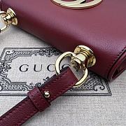 Gucci Blondie Mini Bag In Red Size 22 x 13 x 5.5 cm - 5
