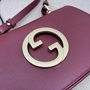 Gucci Blondie Mini Bag In Red Size 22 x 13 x 5.5 cm - 3