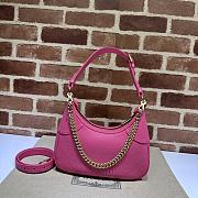 Gucci Aphrodite Small Shoulder Bag Hot Pink Size 25 x 19 x 7 cm - 2