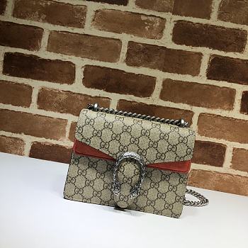 Gucci Dionysus Small Bag Red Size 20 x 15.5 x 5 cm