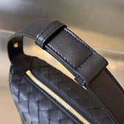 Bottega Veneta Intrecciato Leather Black Size 22 x 13 x 9.5 cm - 4