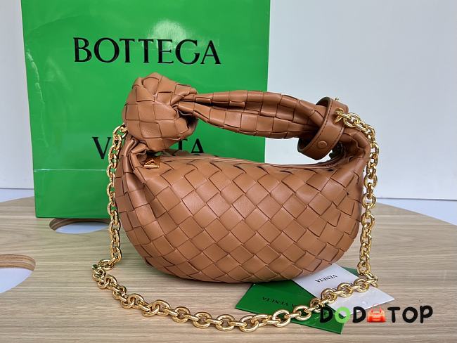 Bottega Veneta Jodie Chain Bag Brown Size 23 x 28 x 8 cm - 1