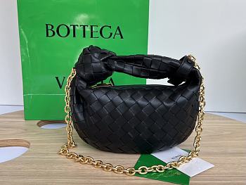 Bottega Veneta Jodie Chain Bag Black Size 23 x 28 x 8 cm