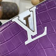 Louis Vuitton LV Capucines BB Crocodilien Brillant Purple Size 27 x 18 x 9 cm - 4