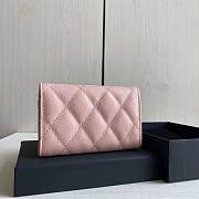 Chanel Wallet Pink Caviar Leather Size 7.5 x 11.3 x 2.1 cm - 5