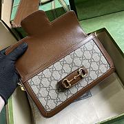 Gucci Horsebit 1955 Chain Bag Size 21.5 x 12.5 x 3 cm - 4