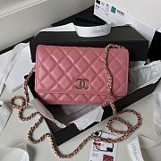 Chanel WOC Pink Caviar Handbag Size 19 cm - 1