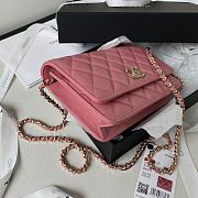 Chanel WOC Pink Caviar Handbag Size 19 cm - 6