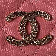 Chanel WOC Pink Caviar Handbag Size 19 cm - 5