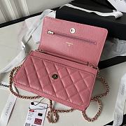Chanel WOC Pink Caviar Handbag Size 19 cm - 3