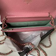 Chanel WOC Pink Caviar Handbag Size 19 cm - 4