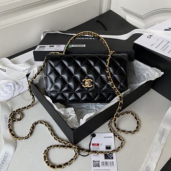Chanel AP3240 Chain Bag Black Size 19.5 x 12 x 4 cm 
