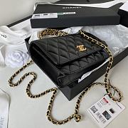 Chanel AP3240 Chain Bag Black Size 19.5 x 12 x 4 cm  - 6