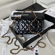Chanel AP3240 Chain Bag Black Size 19.5 x 12 x 4 cm  - 5