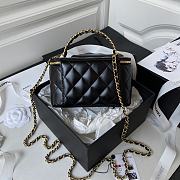 Chanel Box Bag Black AP3243 Size 17 x 9.5 x 8 cm - 2