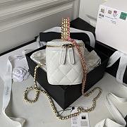 Chanel Box Bag White AP3243 Size 17 x 9.5 x 8 cm - 6