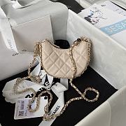 Chanel Chain Bag In Beige Size 9.5 × 10.5 × 5 cm - 5