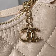 Chanel Chain Bag In Beige Size 9.5 × 10.5 × 5 cm - 2