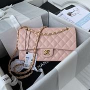 Chanel Classic Flap Bag A01112 Caviar Pink Size 15.5 x 25.5 x 6.5 cm - 1
