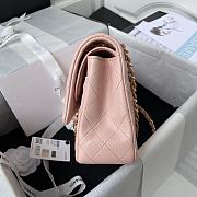 Chanel Classic Flap Bag A01112 Caviar Pink Size 15.5 x 25.5 x 6.5 cm - 6