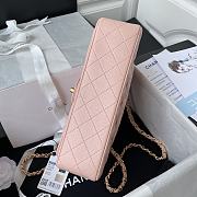 Chanel Classic Flap Bag A01112 Caviar Pink Size 15.5 x 25.5 x 6.5 cm - 5