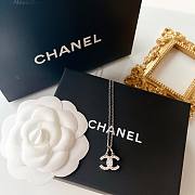 Chanel Necklace Dimond Silver - 1