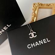 Chanel Necklace Dimond Silver - 5