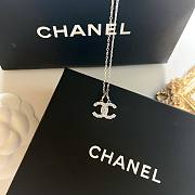 Chanel Necklace Dimond Silver - 3