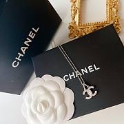 Chanel Necklace Dimond Silver - 2