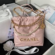 Chanel 22 AS3980 Pink Bag Size 19 x 20 x 6 cm - 1