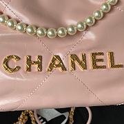 Chanel 22 AS3980 Pink Bag Size 19 x 20 x 6 cm - 4