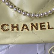 Chanel 22 AS3980 Yellow Bag Size 19 x 20 x 6 cm - 3