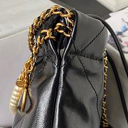 Chanel 22 AS3980 Black Bag Size 19 x 20 x 6 cm - 5