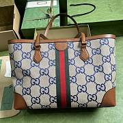 Gucci Ophidia GG Medium Tote Brown/Blue Size 38 x 28 x 14 cm - 3