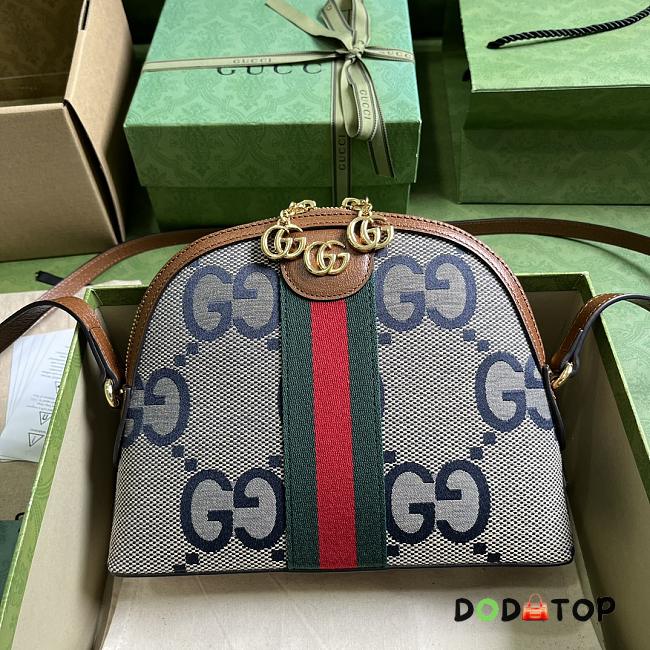 Gucci Ophidia Small Rounded Top Shoulder Bag Size 23.5 x 19 x 8 cm - 1