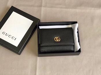 Gucci Wallet Black Size 10 x 8.5 x 2.5 cm