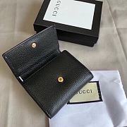 Gucci Wallet Black Size 10 x 8.5 x 2.5 cm - 3