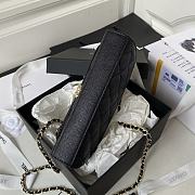 Chanel Chain Strap CC Logo Handle AP3238 Black Size 19 x 10 x 4.5 cm - 5