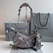 Balenciaga Le Cagole Leather Shoulder Bag Size 26 x 16 x 10 cm - 1