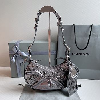 Balenciaga Le Cagole Leather Shoulder Bag Size 26 x 16 x 10 cm