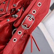 Balenciaga Neo Cagole New Motorcycle Bag Red Size 38 x 17 x 24 cm - 6