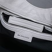Balenciaga Neo Cagole New Motorcycle Bag White Size 38 x 17 x 24 cm - 3
