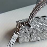 Balenciaga Hourglass Silver Diamond Size 19 x 13 x 8 cm - 6