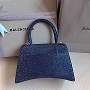Balenciaga Hourglass Blue Diamond Size 23 x 10 x 24 cm - 3