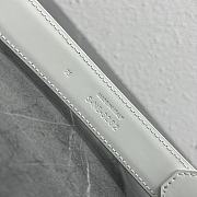 Celine Belt Bag Triomphe Belt In Shiny Calfskin White Size 11 x 8 x 4 cm - 2