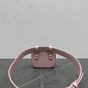 Celine Belt Bag Triomphe Belt In Shiny Calfskin Pink Size 11 x 8 x 4 cm - 2