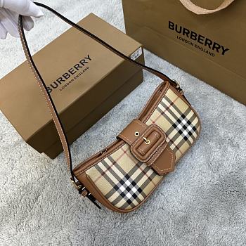 Burberry Beige & Brown Sling Bag Size 26 x 6 x 12 cm