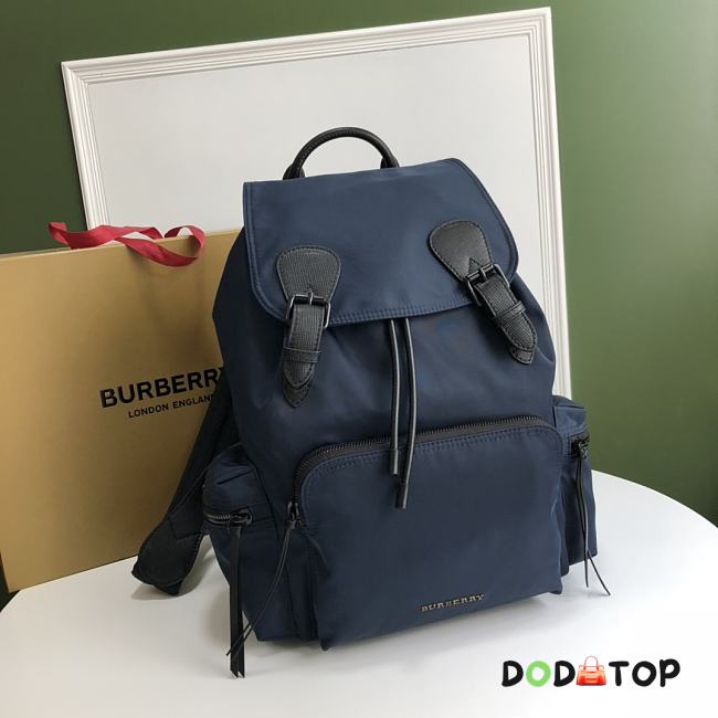 Burberry Rucksack Military Backpack Blue Size 28 x 15 x 42 cm - 1