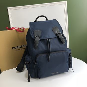 Burberry Rucksack Military Backpack Blue Size 28 x 15 x 42 cm
