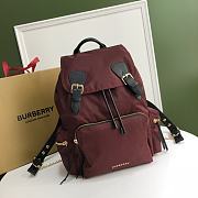 Burberry Rucksack Military Backpack Red Size 28 x 15 x 42 cm - 1
